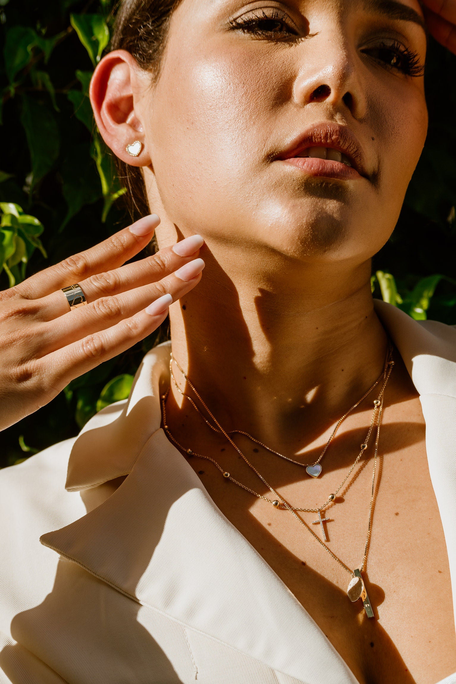 Three Layered Faith Pendant Necklace